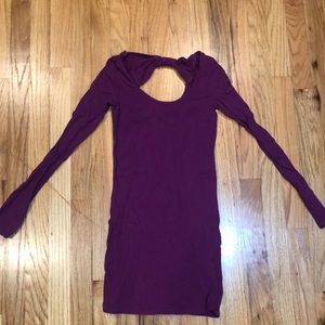 Forever 21 magenta bodycon going out dress
